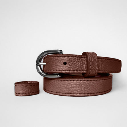 Classic SUMMER Belt in Rosebrown-Mushroom - Shipping December 12, 2025