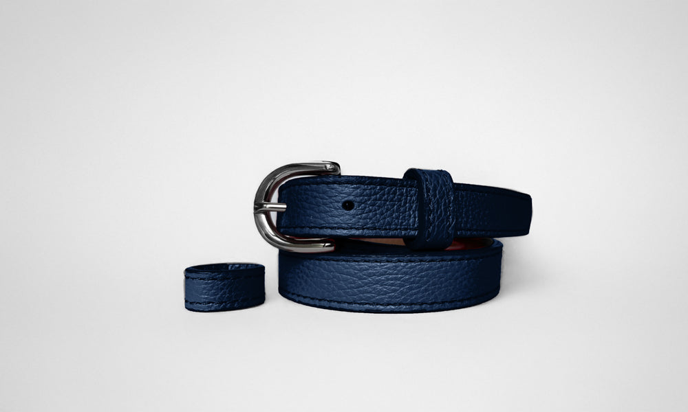 Classic SUMMER Belt in French Navy - Shipping December 12, 2025