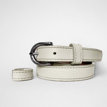 Classic SUMMER Belt in Soft White - Shipping December 12, 2025