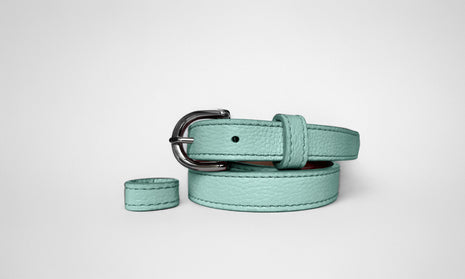 Classic WINTER Belt in Ice Aqua - Shipping January 29, 2026