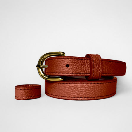 Classic AUTUMN Belt in Chestnut-Rust - Shipping December 12, 2025