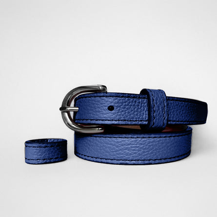 Classic WINTER Belt in Royal Blue-Bright Navy - Shipping January 29, 2026