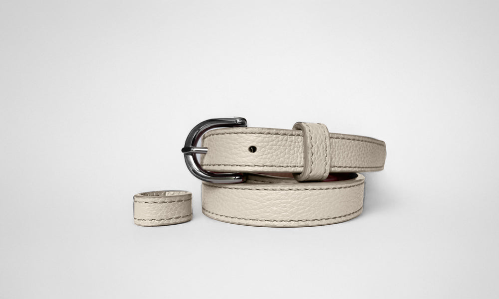 Classic WINTER Belt in Dove Grey -Shipping January 29, 2026