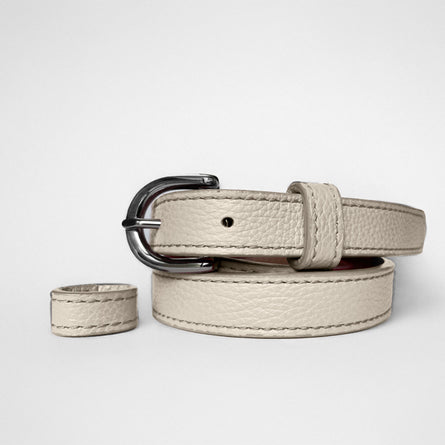 Classic WINTER Belt in Dove Grey -Shipping January 29, 2026