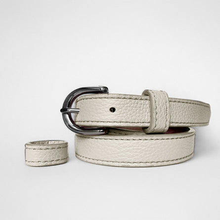 Classic WINTER Belt in Stone - Shipping December 12, 2025
