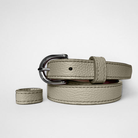 Classic WINTER Belt in Light Grey - Shipping January 29, 2026