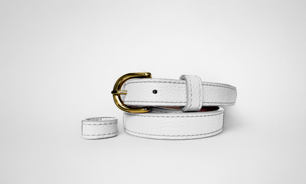 Classic SPRING Belt in Bright White - Shipping January 29, 2026