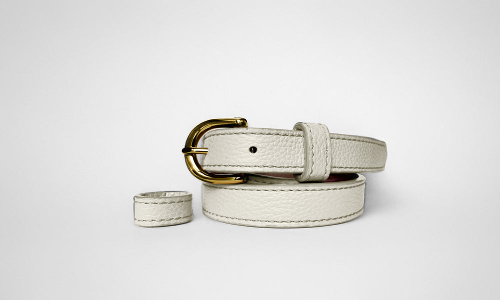 Classic SPRING Belt in Cream - Shipping December 12, 2025