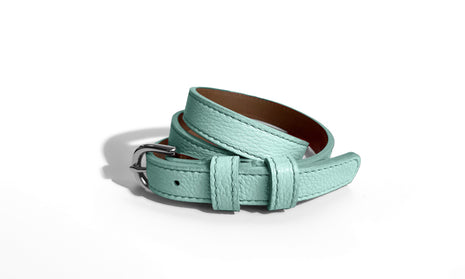 Classic WINTER Belt in Ice Aqua - Shipping January 29, 2026