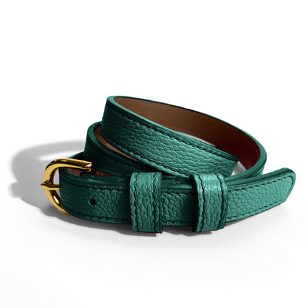 Classic AUTUMN Belt in Peacock-Forest Green - Shipping January 29, 2026