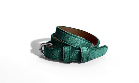 Classic SUMMER Belt in Dark Sea Green - Shipping January 29, 2026