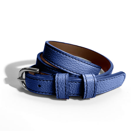 Classic WINTER Belt in Royal Blue-Bright Navy - Shipping January 29, 2026