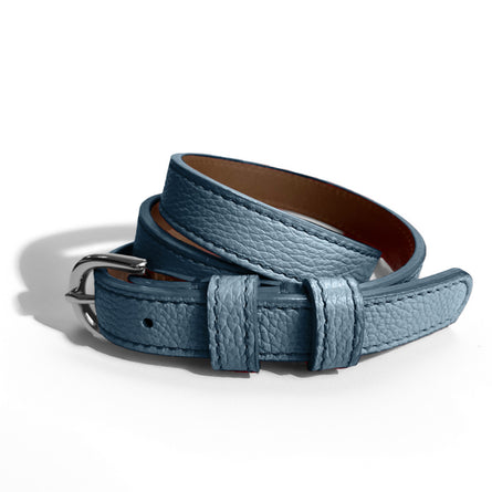 Classic SUMMER Belt in Dark Blue Grey-Airforce Blue - Shipping January 29, 2026