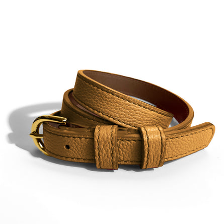 Classic AUTUMN Belt in Dark Old Gold - Shipping December 12, 2025