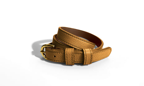 Classic AUTUMN Belt in Dark Old Gold - Shipping December 12, 2025