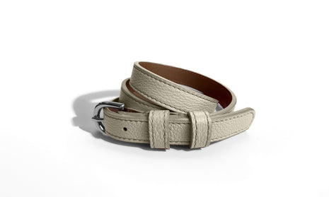 Classic WINTER Belt in Light Grey - Shipping March 12, 2026