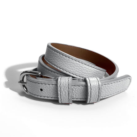 Classic SUMMER Belt in Light Blue Grey - Shipping January 29, 2026