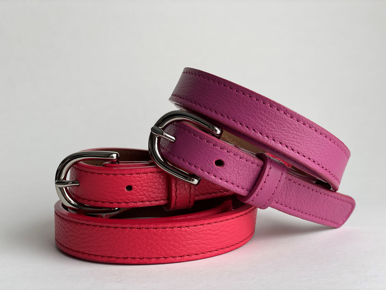 Classic SUMMER Belt in Coral Red - Shipping January 29, 2026