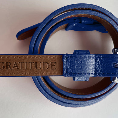 Classic WINTER Belt in Royal Blue-Bright Navy - Shipping January 29, 2026