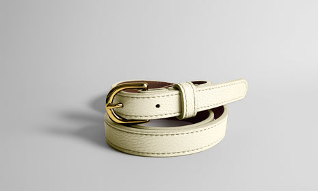 Classic SPRING Belt in Banana-Cream - Shipping January 29, 2026