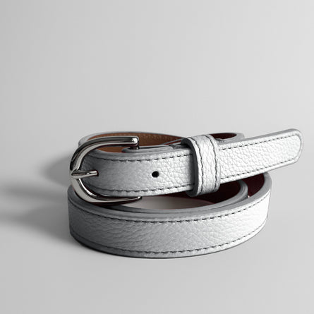 Classic SUMMER Belt in Light Blue Grey - Shipping January 29, 2026