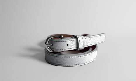 Classic SUMMER Belt in Light Blue Grey - Shipping January 29, 2026