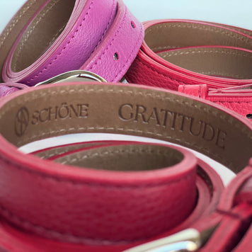 Classic SUMMER Belt in Cherry-Burgundy - In stock