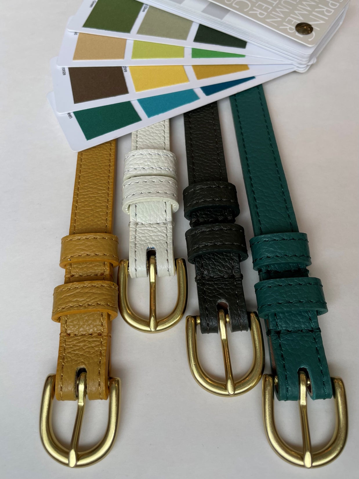 Classic AUTUMN Belt in Dark Old Gold - In Stock
