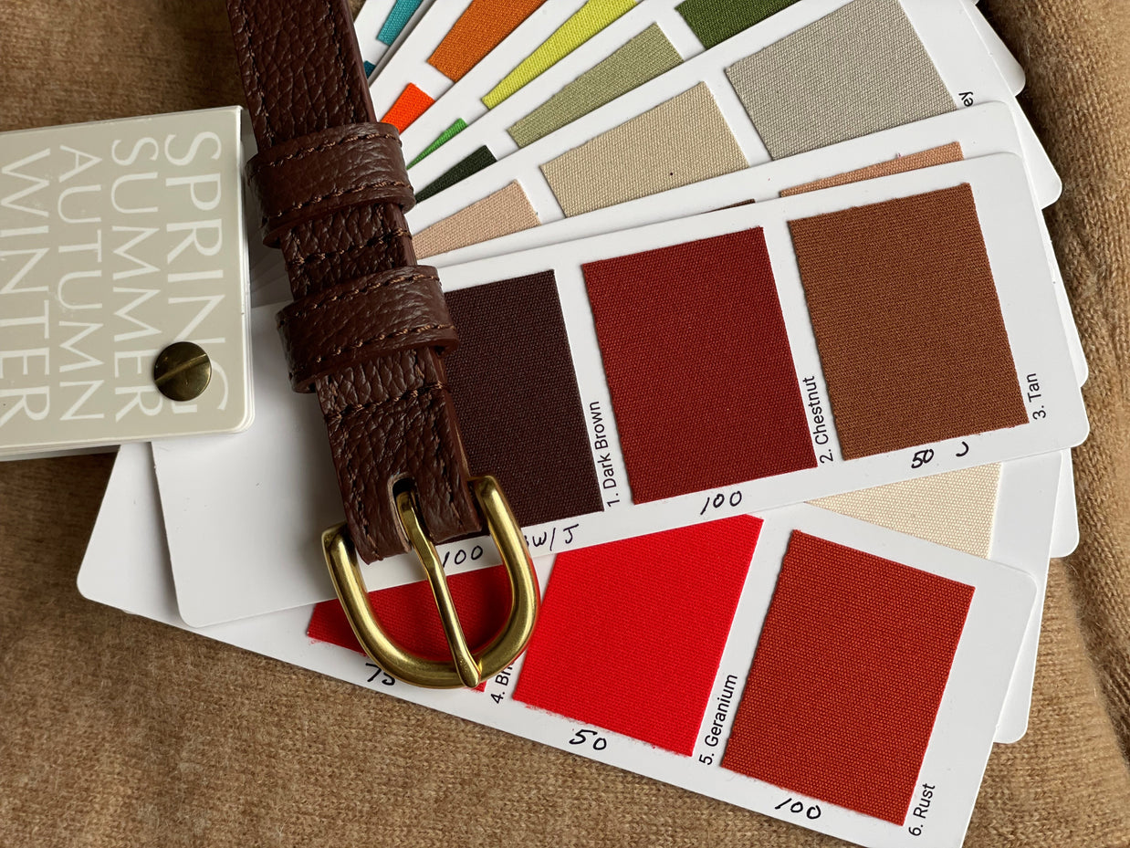 Classic AUTUMN Belt in Dark Brown -In Stock