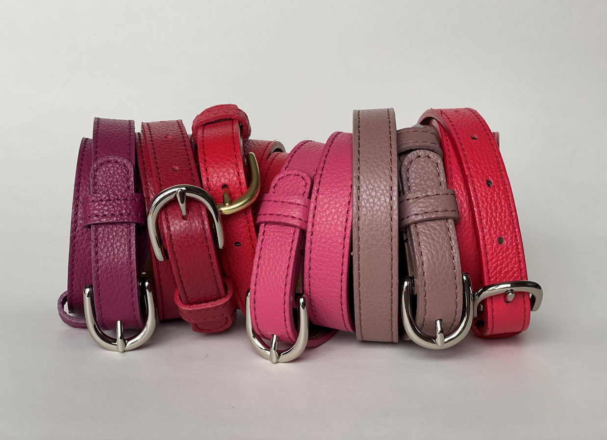 Classic SUMMER Belt in Cherry-Burgundy - In stock