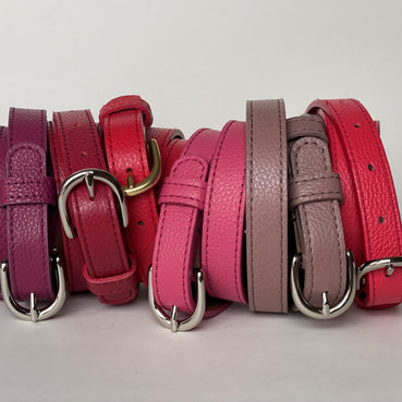 Classic SUMMER Belt in Cherry-Burgundy - In stock