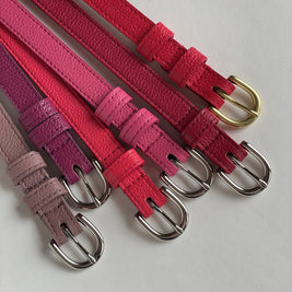 Classic SUMMER Belt in Cherry-Burgundy - In stock