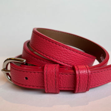 Classic SUMMER Belt in Coral Red - Shipping January 29, 2026