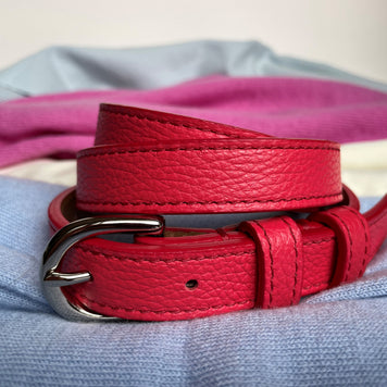 Classic SUMMER Belt in Coral Red - Shipping January 29, 2026