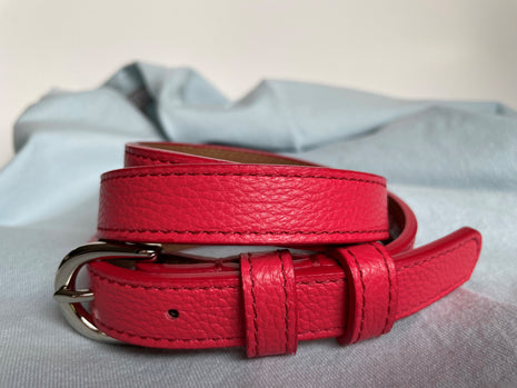Classic SUMMER Belt in Coral Red - Shipping January 29, 2026
