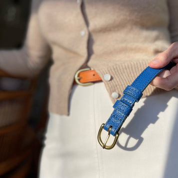 Classic SPRING Belt in Oxford Blue-Bright Navy - In Stock